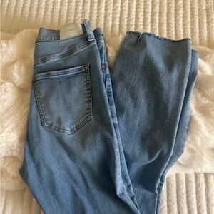 Express Women's 90s Slim Blue Jeans